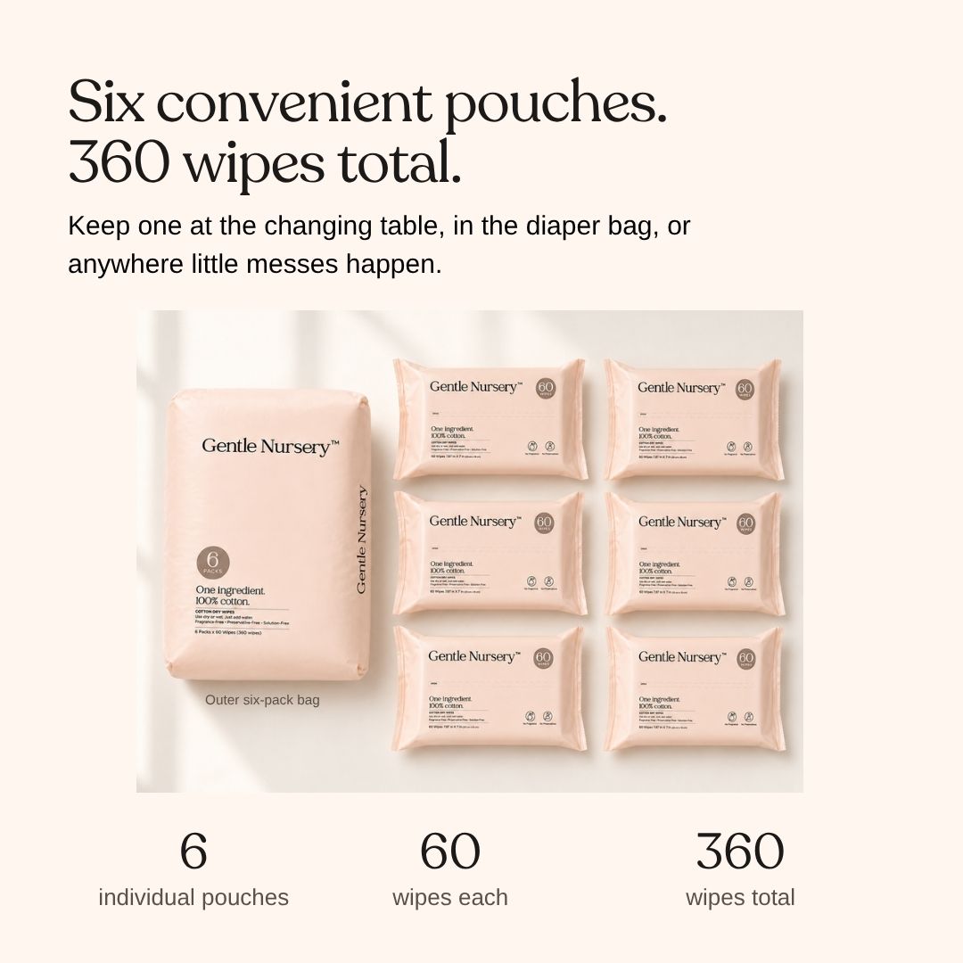 Dry Cotton Baby Wipes