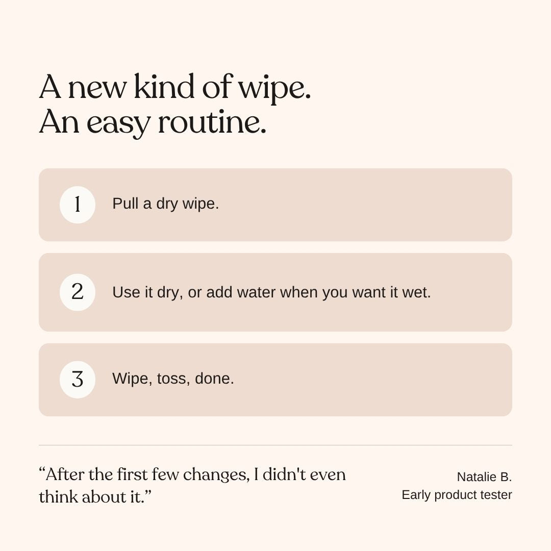 Dry Cotton Baby Wipes